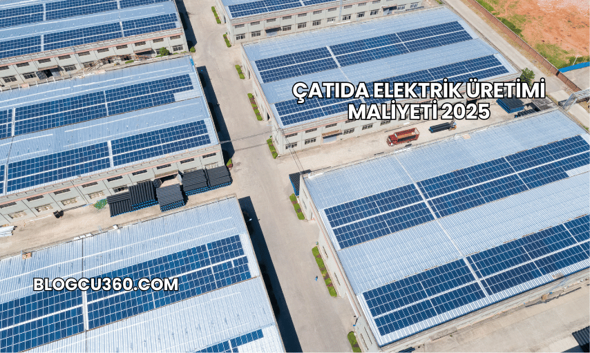 Çatıda Elektrik Üretimi Maliyeti 2025