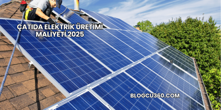 Çatıda Elektrik Üretimi Maliyeti 2025