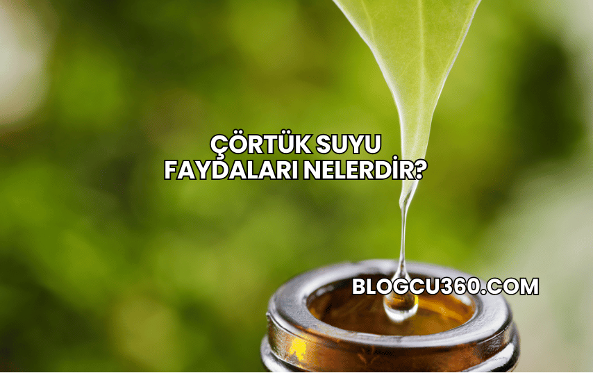 Çörtük Suyu Faydaları Nelerdir?