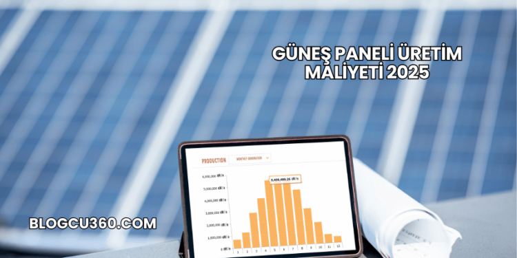 Güneş Paneli Üretim Maliyeti 2025