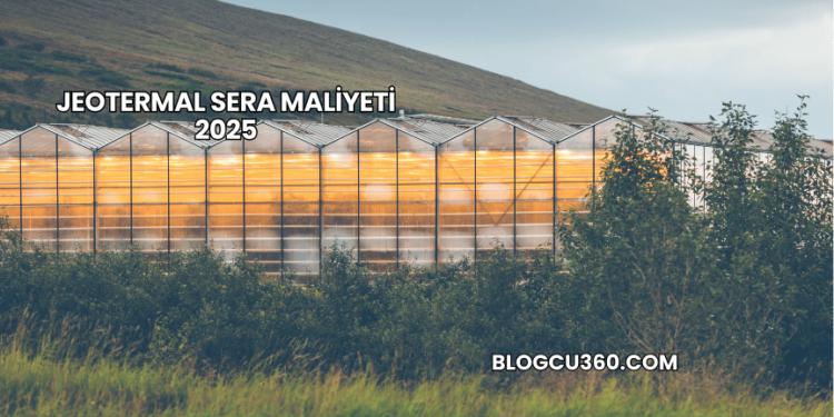 Jeotermal Sera Maliyeti 2025