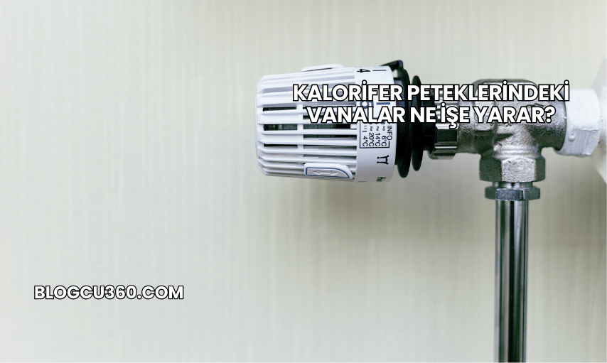 Kalorifer Peteklerindeki Vanalar Ne İşe Yarar?