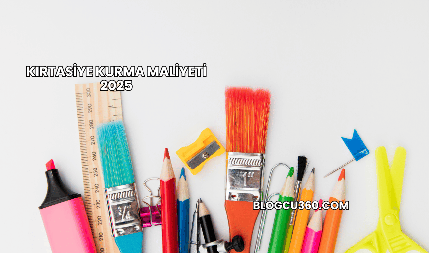 Kırtasiye Kurma Maliyeti 2025