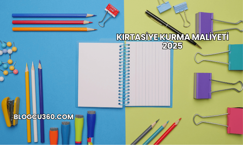 Kırtasiye Kurma Maliyeti 2025