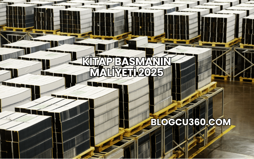 Kitap Basmanın Maliyeti 2025