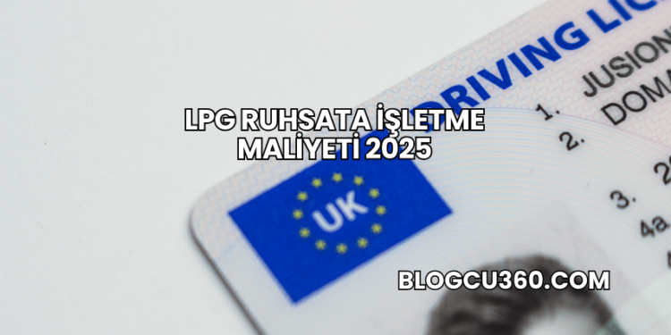 LPG Ruhsata İşletme Maliyeti 2025