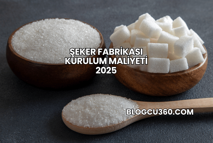 Şeker Fabrikası Kurulum Maliyeti 2025