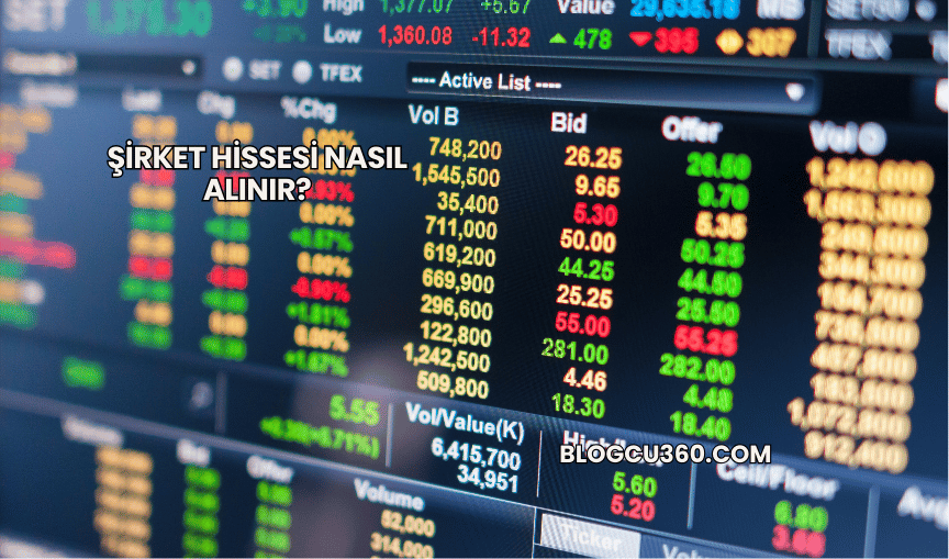 Şirket Hissesi Nasıl Alınır?