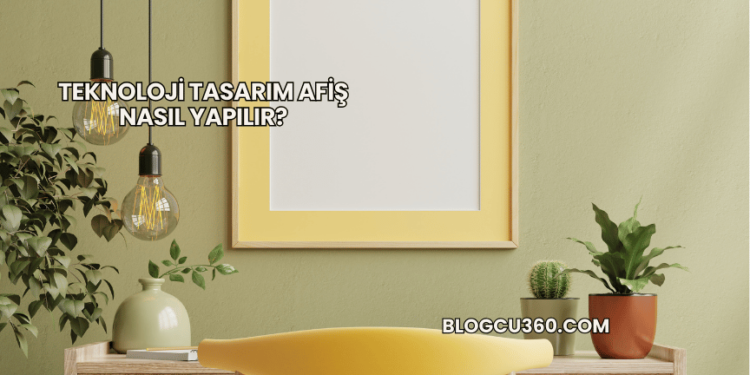 Teknoloji Tasarım Afiş Nasıl Yapılır?