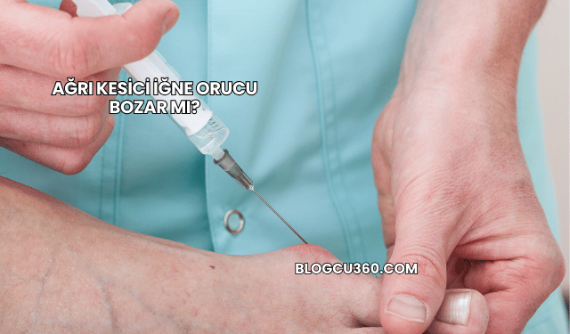 Ağrı Kesici İğne Orucu Bozar mı?