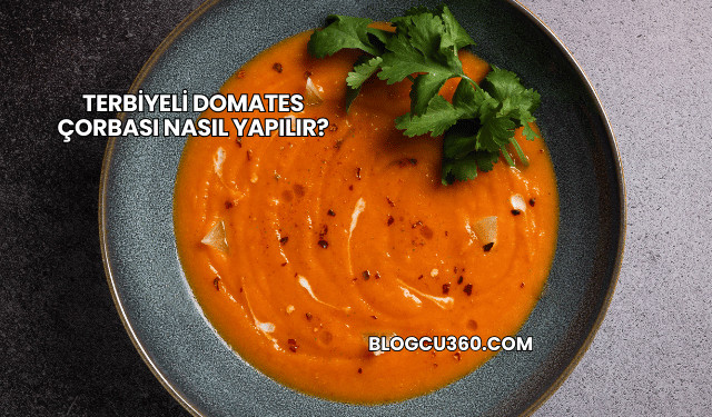Terbiyeli Domates Çorbası Nasıl Yapılır?
