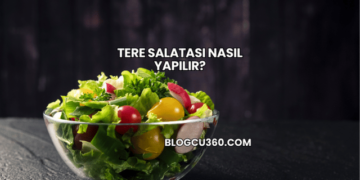 Tere Salatası Nasıl Yapılır?
