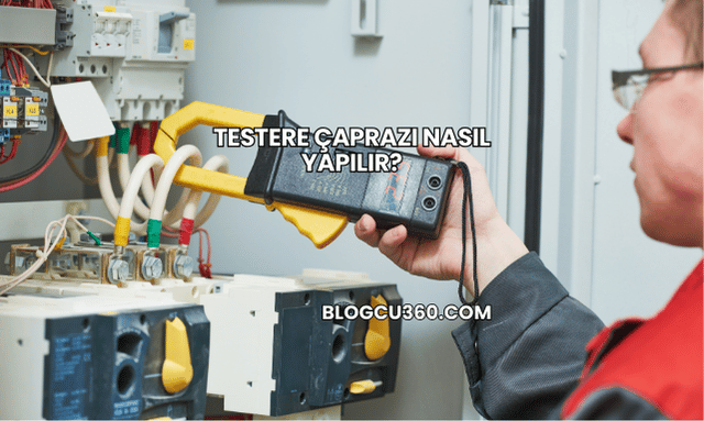 Testere Çaprazı Nasıl Yapılır?