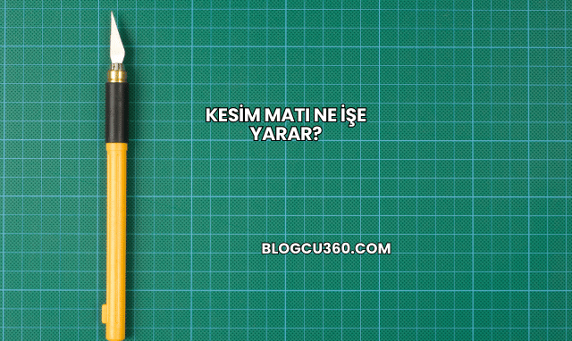 Kesim Matı Ne İşe Yarar?