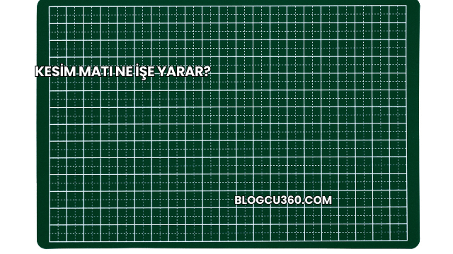 Kesim Matı Ne İşe Yarar?