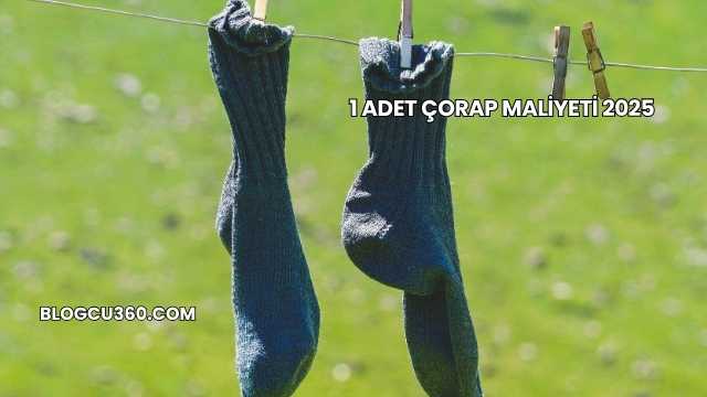 1 Adet Çorap Maliyeti 2025