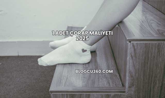 1 Adet Çorap Maliyeti 2025