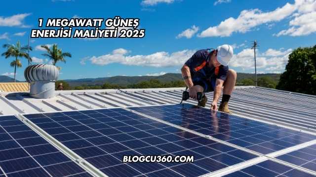 1 Megawatt Güneş Enerjisi Maliyeti 2025