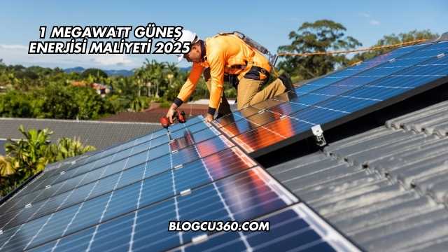 1 Megawatt Güneş Enerjisi Maliyeti 2025