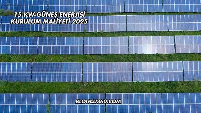 15 kw Güneş Enerjisi Kurulum Maliyeti 2025