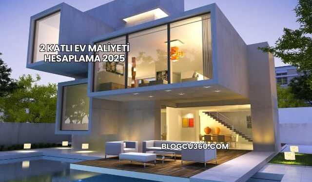 2 Katlı Ev Maliyeti Hesaplama 2025