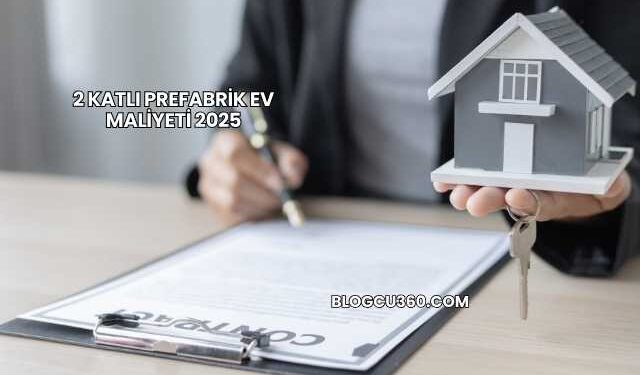 2 Katlı Prefabrik Ev Maliyeti 2025