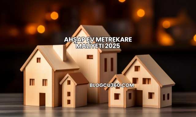 Ahşap Ev Metrekare Maliyeti 2025
