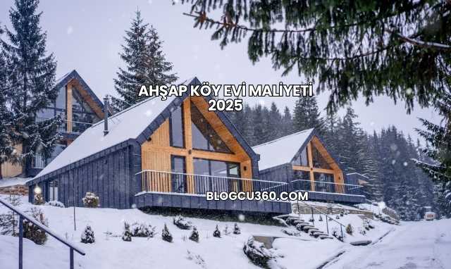 Ahşap Köy Evi Maliyeti 2025