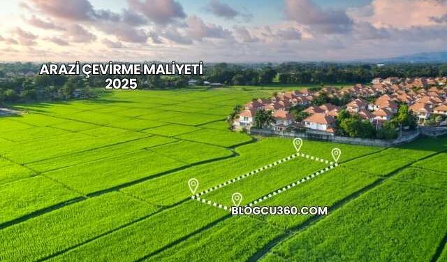 Arazi Çevirme Maliyeti 2025