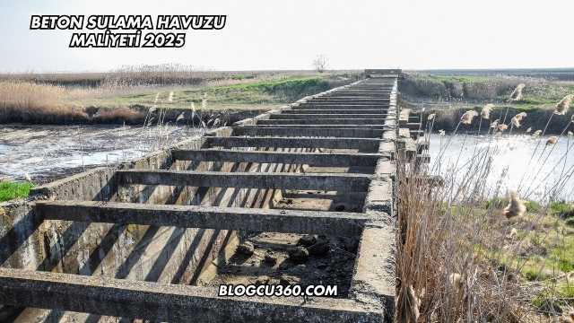 Beton Sulama Havuzu Maliyeti 2025