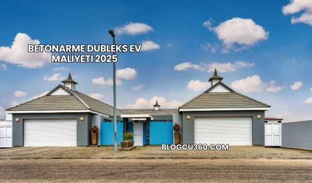 Betonarme Dubleks Ev Maliyeti 2025