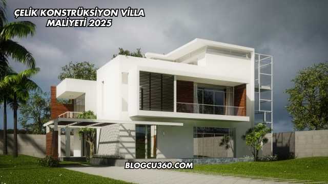 Çelik Konstrüksiyon Villa Maliyeti 2025