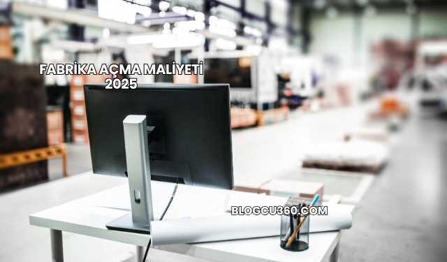 Fabrika Açma Maliyeti 2025