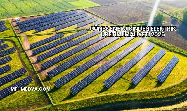 Güneş Enerjisinden Elektrik Üretimi Maliyeti 2025