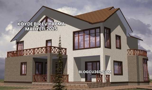 Köyde Bir Ev Yapma Maliyeti 2025