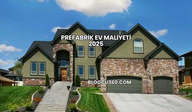 Prefabrik Ev Maliyeti 2025