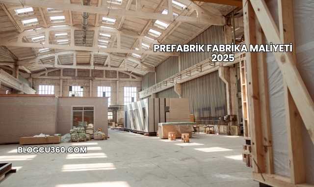 Prefabrik Fabrika Maliyeti 2025