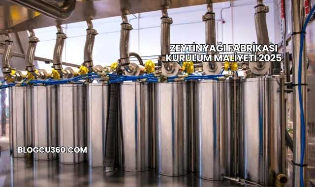Zeytinyağı Fabrikası Kurulum Maliyeti 2025
