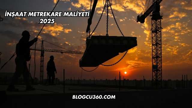inşaat Metrekare Maliyeti 2025