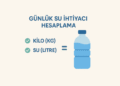 Günlük Su İhtiyacı Hesaplama
