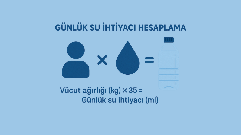 Günlük Su İhtiyacı Hesaplama