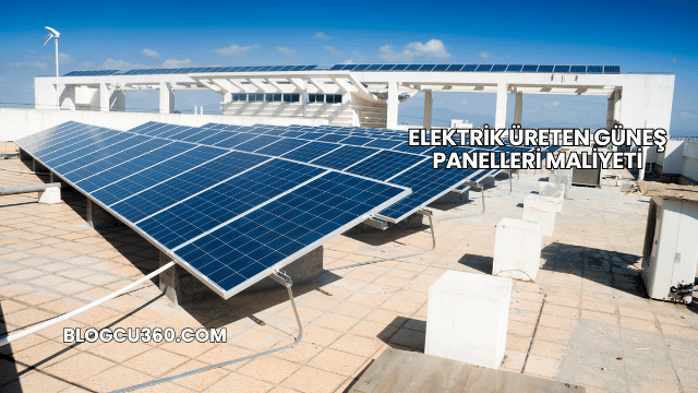 Elektrik Üreten Güneş Panelleri Maliyeti
