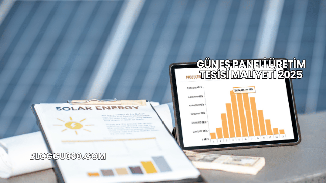 Güneş Paneli Üretim Tesisi Maliyeti 2025